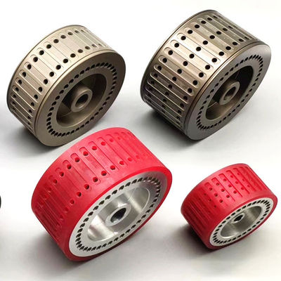 শ্যাম্পেন কালার এমবো ফোল্ডিং মেশিন সাকশন হুইল অফসেট প্রিন্টিং প্রেসের যন্ত্রাংশ