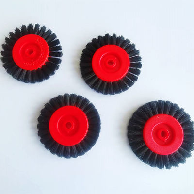হাইডেলবার্গ প্রিন্টিং মেশিনের জন্য 6x60mm হার্ড ব্রাশ হুইল শূকরের চুল সহ হাই-এন্ড প্লাস্টিক দিয়ে তৈরি