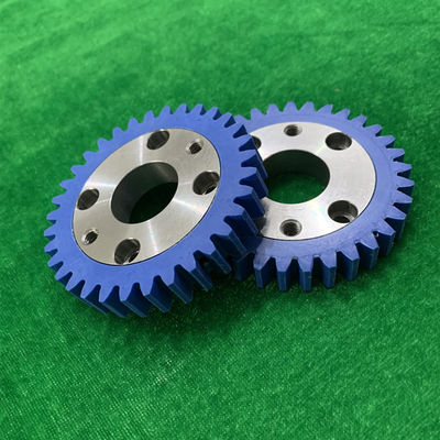 সাকুরা মেশিন যন্ত্রাংশ লোহার প্রিন্টিং প্রেস খুচরা যন্ত্রাংশ জন্য 33 দাঁত নীল গিয়ার