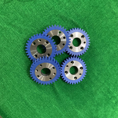 সাকুরা মেশিন যন্ত্রাংশ লোহার প্রিন্টিং প্রেস খুচরা যন্ত্রাংশ জন্য 33 দাঁত নীল গিয়ার