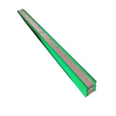 সবুজ রঙ SM102 CD102 সামঞ্জস্যপূর্ণ রাবার ওয়াশ আপ ব্লেড অফসেট প্রিন্টিংয়ের জন্য পলিউরেথেন / রাবার / স্টিল উপাদান সহ
