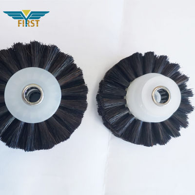 KBA প্রিন্টিং মেশিনের যন্ত্রাংশের জন্য কালো 60*8.5*35mm ব্রাশ হুইল
