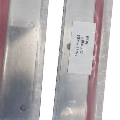 ইউভি জি২।010.৫০২ হেইডেলবার্গ প্রিন্টার এসএম৫২ পিএম৫২ ওয়াশ আপ ব্লেড ৬০৫x৪৬x০.৫ মিমি ৭ গর্ত