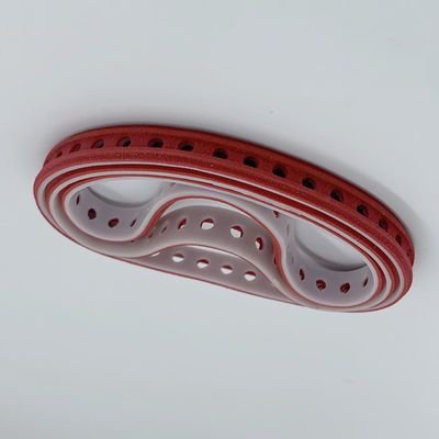 এইচডি তেল প্রতিরোধী লাল কাঁচা বেল্টের জন্য লাল বিভিন্ন বেধের পিভিসি সাকশন বেল্ট