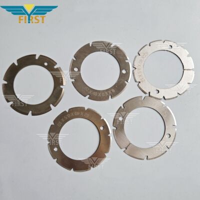 হোয়াইট স্টিলের হাইডেলবার্গ-স্টাল ফোল্ডিং মেশিন কাটিং ব্লেড - পরিধান প্রতিরোধের জন্য ইউ-আকৃতির এবং ভি-আকৃতির বিকল্প