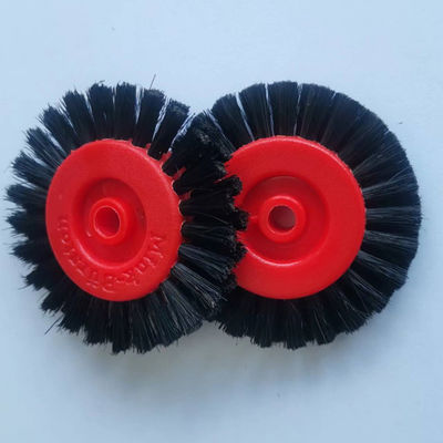 হাইডেলবার্গ প্রিন্টিং মেশিনের জন্য 6x60mm হার্ড ব্রাশ হুইল শূকরের চুল সহ হাই-এন্ড প্লাস্টিক দিয়ে তৈরি